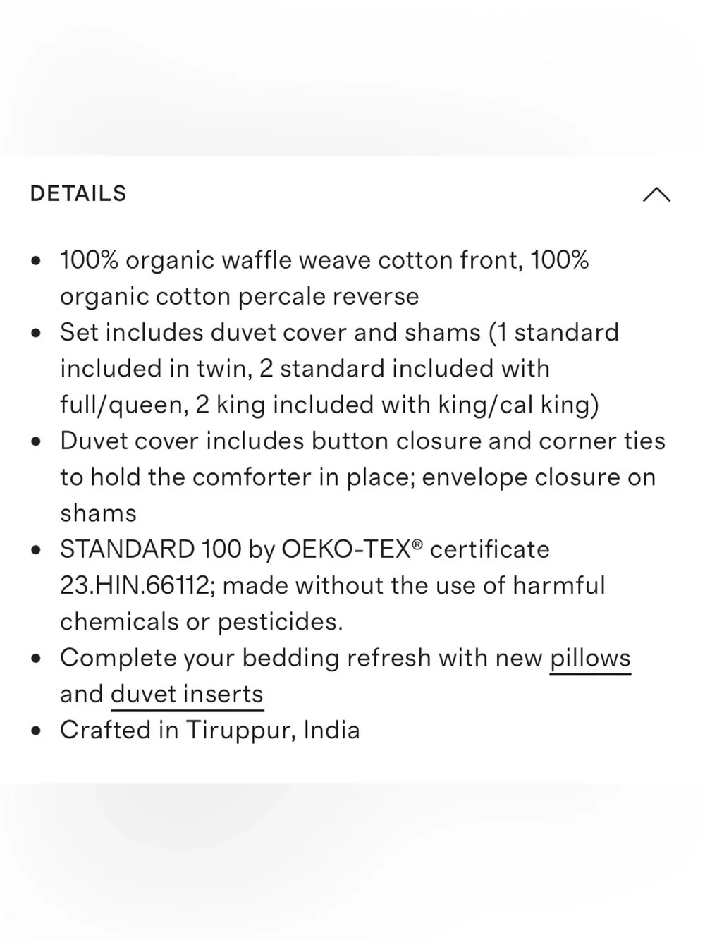 NWT Quince Organic Luxe Honeycomb Sand (Light Tan) Duvet Cover Set with Shams!